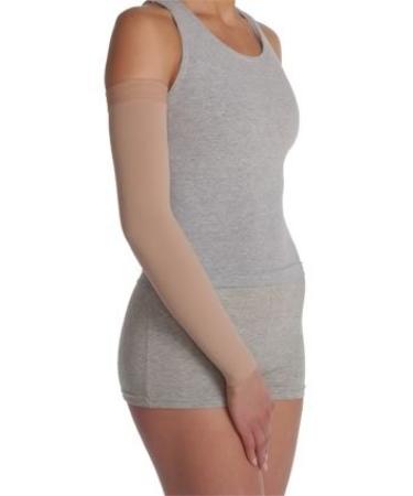 20-30 mmHg. Juzo Soft Series. Sleeve. Max. Regular. Silicone Grip. Size:III Color:White