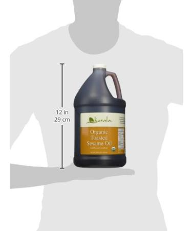 Kevala Organic Toasted Sesame Oil 1 Gallon - 128 Fl Oz | Pure & Unrefined - Buy Online on GoSupps.com