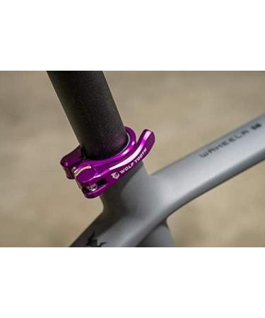 Wolf Tooth QR Seatpost Clamp 31.8mm - Black | Quick Release Design - Buy Online on GoSupps.com