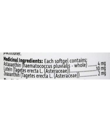 Prairie Naturals Astaxanthin Plus 4mg Astaxanthin Lutein & Zeaxanthin Softgel helps to maintain eyesight prevent cataracts and age-related macular degeneration reduces the risk of developing cataracts improves macular pigment optical density protect the e - Buy Online on GoSupps.com