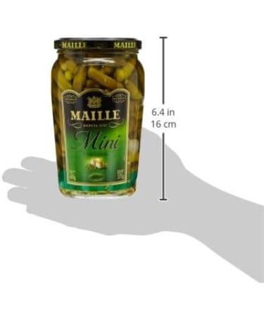 Maille Mini Cornichons Petits Croquants Bocal Croquants et Intenses 370g - Buy Online on GoSupps.com