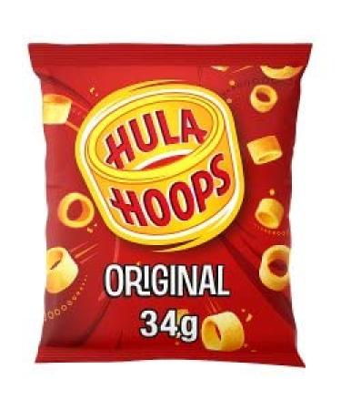 Hula Hoops Original Salted Crisps 32 X 34G Full Box - Buy Online on GoSupps.com