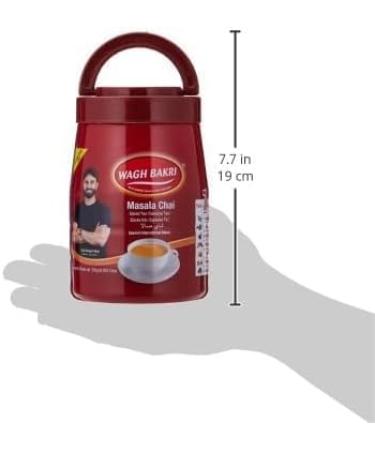 Wagh Bakri Masala (Spiced) Leaf Tea 250g Jar - Loose Leaf Tea - Buy Online on GoSupps.com