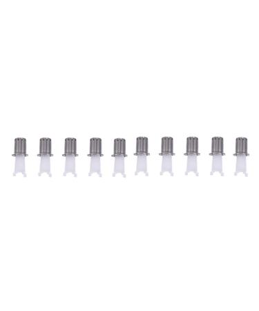 Beaupretty 10pcs Nose Hair Trimmer Head Ear Trimmer Clipper Men Trimmer Facial Hair Clipper Trimmer for Men Ear Hair Remover Head Nose& Ear White Men's Beard Steel Sheet Electric