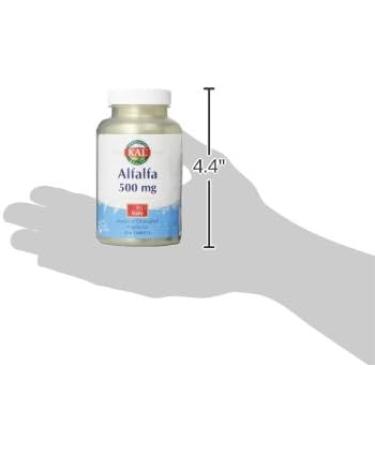KAL Alfalfa 8 Grain Tablets 500 mg - 250 Count | Pure and Natural Alfalfa Supplement - Buy Online on GoSupps.com