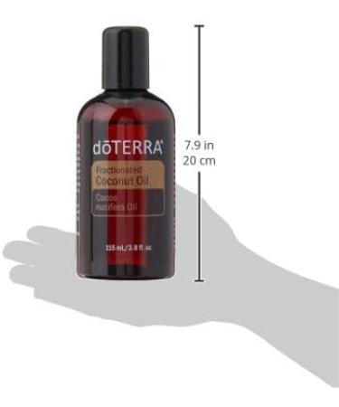 doTERRA Fractionated Coconut Oil 3.8oz - Pure and Liquid Carrier Oil - 3.8 Fl Oz (1 Pack) - Buy Online on GoSupps.com