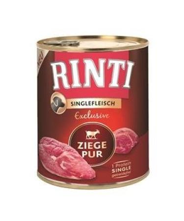 Rinti Singlefleisch Exclusive Pure Goat | 6 x 800 g wet dog food