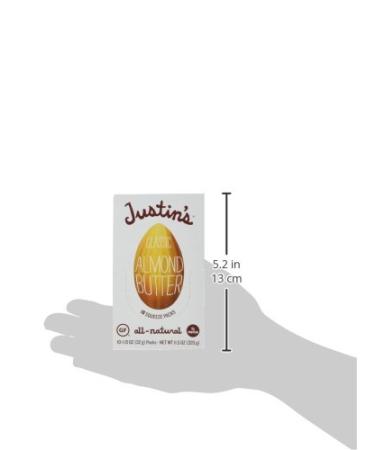 Justin's Classic Almond Butter Squeeze Packs - 100% Almonds, Gluten-Free, Non-GMO, Vegan - 3 Packs of 10 (1.15oz each) - 11.5oz (Pack of 3) - Buy Online on GoSupps.com