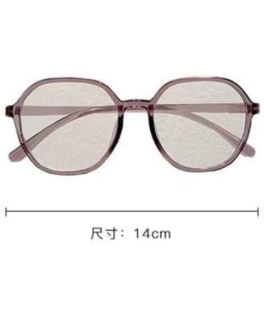Qinzhenz Anti-Blue Light Polygon Reading Glasses - Glare-Free Fashionable Flat Light Mirror for Presbyopia +200 (Color: C5) | International Shipping - Buy Online on GoSupps.com