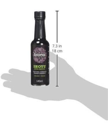 Biona Organic Shoyu Sauce 6 x 145ml - Authentic Japanese Soy Sauce - Buy Online on GoSupps.com