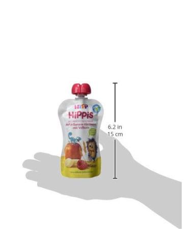 Shop 100% Organic Hipp Hippis Fruits & Cereals for Squirrels - Apple-Banana Raspberry 6 x 100g Bags No Added Sugar - International Shipping Available - Buy Online on GoSupps.com