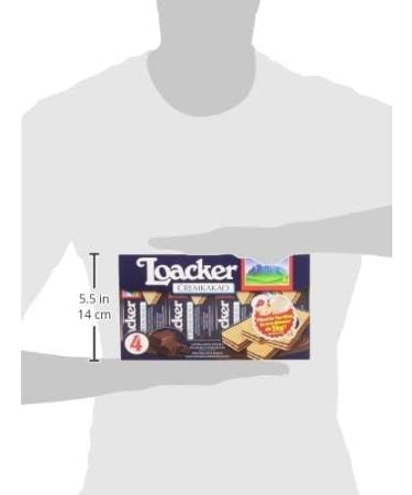 Loacker Classic Cube Cream/Cocoa Chocolate Skull Biscuits Waffles Multipack 4 x 45g - Buy Online on GoSupps.com