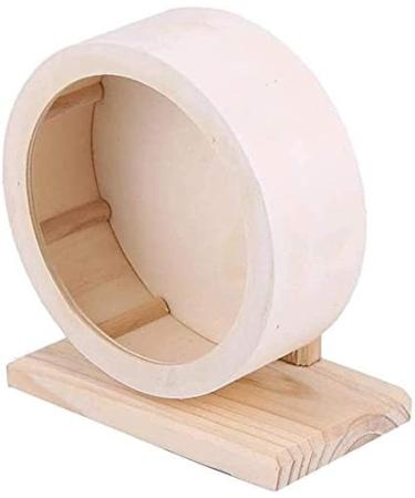 MMIAOO Rotating Ferris Wheel Hamsters Hamster Running Toy - Wooden Silent Bracket Running Wheel for Hamster Guinea Pig Hedgehog Chinchilla (32cm) - Buy Online on GoSupps.com