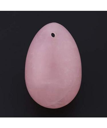 Rose Quartz Jade Egg - Healing Crystal Massage Stone for Kegel Exercise & Recovery | International Shipping - Buy Online on GoSupps.com