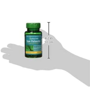 Puritan's Pride Saw Palmetto 160mg Softgels - 60 Count - Buy Online on GoSupps.com