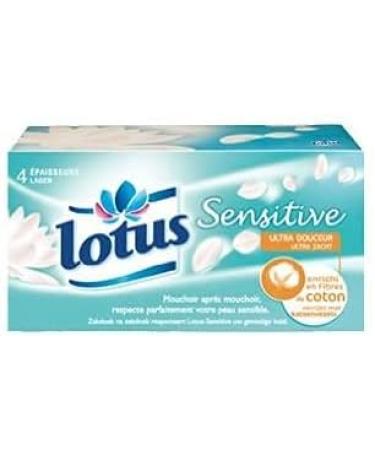 Lotus Sensitive - Box of tissues - Pack of 3 (3 X 80 tissues) - Buy Online on GoSupps.com