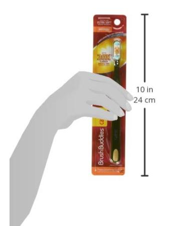 Brush Buddies Caress Whitening Manual Toothbrush - Soft Bristles for Sensitive Teeth and Gums - Buy Online on GoSupps.com