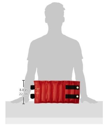 Grafco 7.5 lbs Adjustable Wrist and Ankle Exercise Weights - Red | 3.40 kg Workout Bands 1899 - Buy Online on GoSupps.com