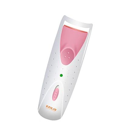 KEILIS Heated Eyelash Curler for Women Electric-Safe Heating-Fast-Lasting Pink