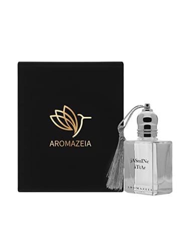 Attar 100% Natural Fragrance Hydro Distilled Alcohol Free Pure and Natural Long Lasting Premium Attar For Unisex Men & Women Organic Grade Base Paraben-free Sulphate-free (10 ML) (Jasmine)