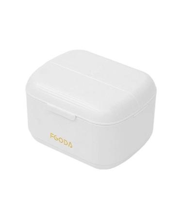 NRVTRE Dental prosthesis bath box Storage box Artificial teeth with hanging mains container Braces organizer dental care tool mini container dental devices are portable with