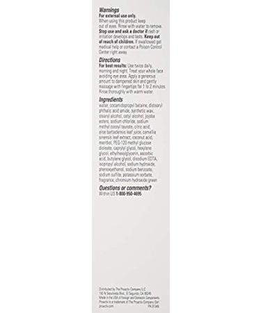 ProactivMD Exfoliating Face Wash - Gentle and Hydrating Facial Cleanser and Acne Treatment for Sensitive Skin Proactiv Benzoyl Peroxide, 6 Oz - Buy Online on GoSupps.com