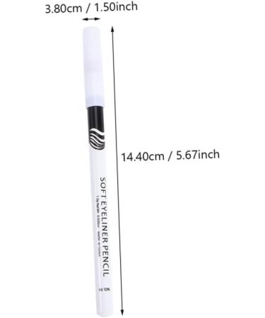 WOONEKY 72 Pcs Eyeliner Pencil Gel Highlighters Eye Line Drawing Pencils Makeup Tools White Wooden Pole - Buy Online on GoSupps.com