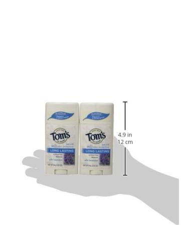 Tom's of Maine  Long Lasting Deodorant - Pack of 6 - 2.25 Oz. - Buy Online on GoSupps.com