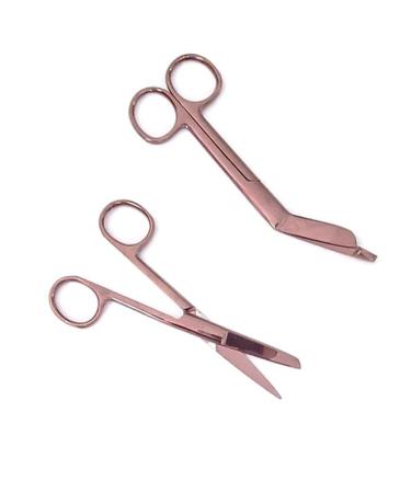 Nursing Scissors Set WITH ENGRAVING - Nurse Accessories - Gift Brown