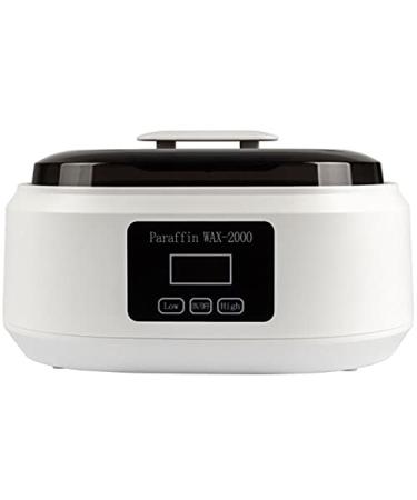 Waxing Pot Paraffin Wax Machine 2 Temperature Setting 2L Large Capacity Paraffin Spa Wax Bath Kit with Anti-Scald Insulation Deflector Large Capacity at Home for Soft and Smooth Skin Gift for WOME