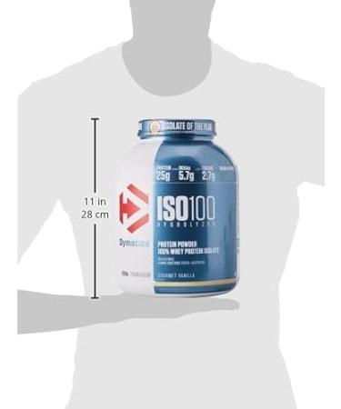 Dymatize ISO 100 Gourmet Vanilla 2.2kg - Premium Whey Protein Hydrolysate & Isolate Powder for International Shipping - Buy Online on GoSupps.com