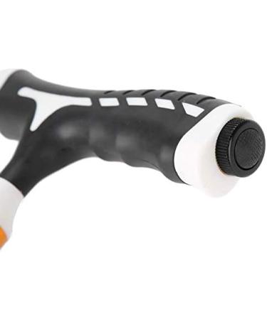 SilteD T-Shaped Handle Cane 2 Section Aluminum Lightweight Non-Slip Walker Crutches Height Adjustable with Handle 4-Pronged Pivot for Seniors Disabled Crutches - Buy Online on GoSupps.com