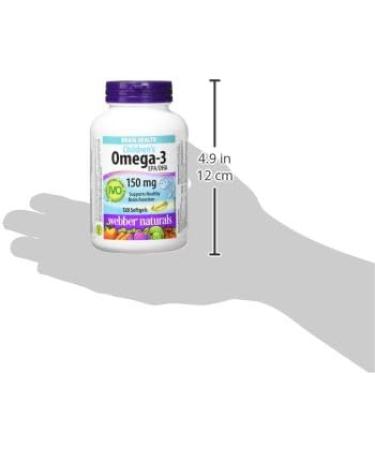 Webber Naturals Omega-3 Kids Softgel Capsules Natural Orange 120 Count (Pack of 1) - Buy Online on GoSupps.com