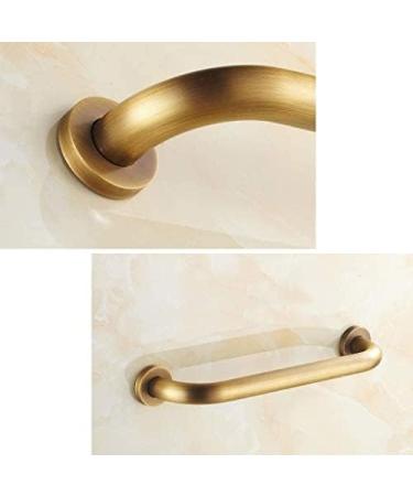 Safe Handrail Grab Bar Grab Rails Brass Wall Mounted Brushed Finish Safety Support Rail Elderly/Disabled Handrails Aid Hold For Toilet/Shower Bathroom GoldBathroom Handle - Buy Online on GoSupps.com