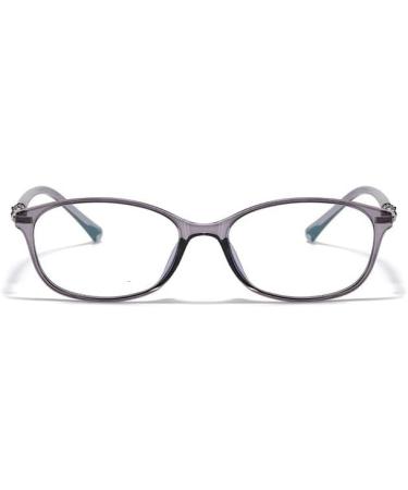 Qinzhenz Trendy Reading Glasses - Anti-Blue Light & UV Protection for Men & Women (+100 Gray) - Stylish Presbyopia Readers - Buy Online on GoSupps.com