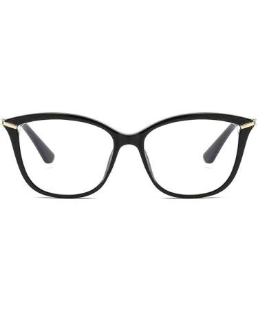 Fuqinqingoz Oversized Black Reading Glasses +300 - Trendy Anti-Blue Light Computer Readers Glare-Free Presbyopia Glasses - Buy Online on GoSupps.com