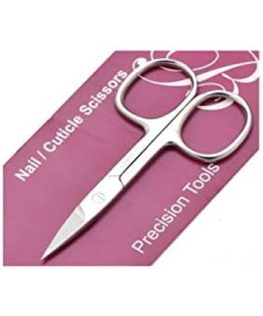Nail Scissors for Women & Men use for Manicure Pedicure Hair & Beard Grooming. Professional Stainless Steel Straight Curved Arrow Pointed Scissor for Nails Cuticle & Hair Removal. (Straight 9cm) - Buy Online on GoSupps.com
