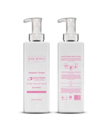 Cleopatra's Dream Organic Luxury Goat Milk & Honey Shower Cream - 27 oz | Hydrating & Nourishing for Radiant Skin - Buy Online on GoSupps.com