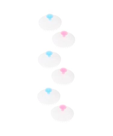 CLISPEED 6 Pcs Shampoo Brush Tools For Children Hair Frosted Polyethylene Miss Comb