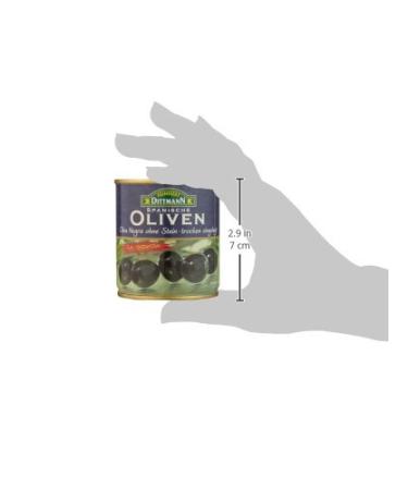 Feinkost Dittmann Black Olives Dry without Stones - 8 x 85g - Premium Quality Gourmet Snack for International Shipping - Buy Online on GoSupps.com