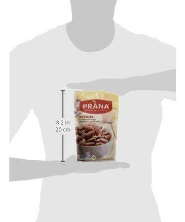 Prana Organic Nirvana Sea Salted Almonds | Oil-Free | Source of Vitamin E Fibre | KETO | Non-GMO Gluten Free Salty Vegan Snack | Made with Organic Almonds and Sea Salt | 150g - Buy Online on GoSupps.com