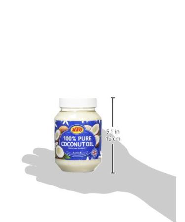KTC Coconut Oil 500ml - Pure Coconut Oil for Healthy Cooking & Baking | International Shipping - Buy Online on GoSupps.com