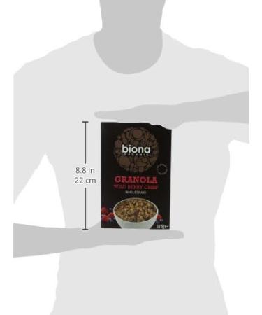 Biona Organic Wild Berry Crispy Granola 375g - Buy Online on GoSupps.com