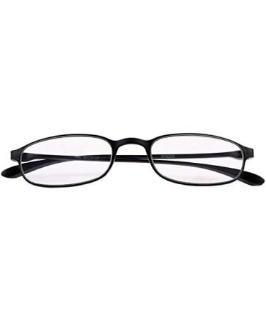 Buy 4 PRS Reading Glasses +250 - Lightweight Slim Black Frame Eyeglasses - International Shipping - Buy Online on GoSupps.com