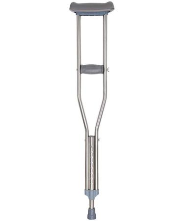 Crutches for Adults Underarm Underarm Crutches for Adjustable Crutches Stainless Steel Height Adjustable for Child Disabled People- A Pair for Adults and Teenager Great for Travel Lucky Star