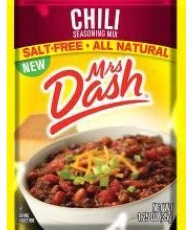 Mrs Dash Salt Free Chili Mix (1.25 oz Packets) 4 Pack
