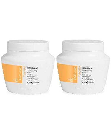 Fanola Official Nutricare Restructuring Masks Pack of 2 (500ml)
