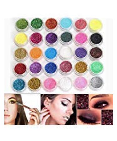 Neverland Beauty 30 Mixed Color Glitter Mineral Eyeshadow Eye Makeup Shadow Pigments Powder