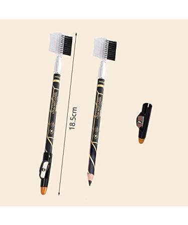 KAYLRE Eye Liner Soucoupre Crayon de Deux en-Un Outils de beaut Outils Sourcils Crayon Brun ou Noir avec Taille-Crayon Eye Liner Noir 1 unit (Lot de 1) - Buy Online on GoSupps.com