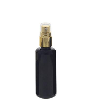 Violet glass spray bottle highly light-protective Miron glass bottle with gold. Pump atomizer Kosmetex bottle 50 ml